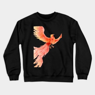 Rising from the Ashes- Phoenix Yellow Crewneck Sweatshirt